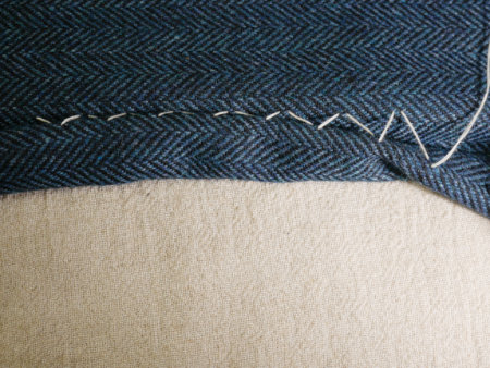 服飾技術の話 流しまつり縫い