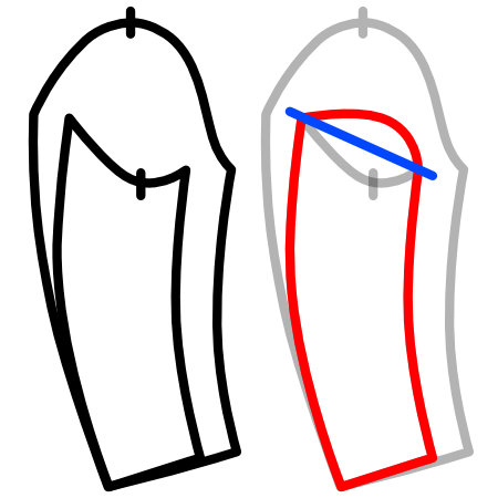 ８．写真７の型紙