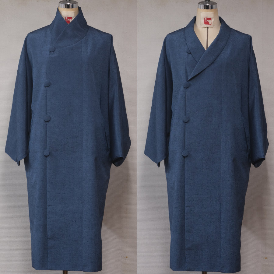 着物用の紬のコート